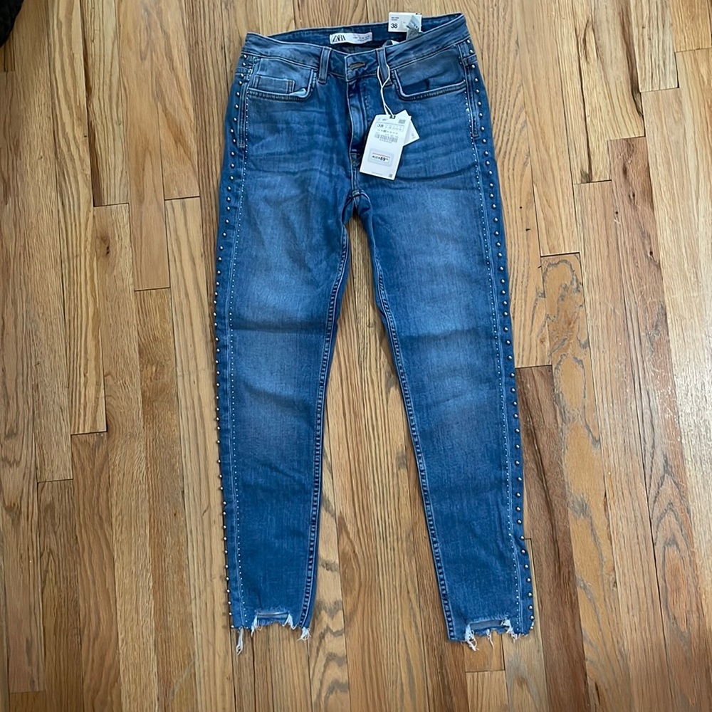 Zara Studded jeans